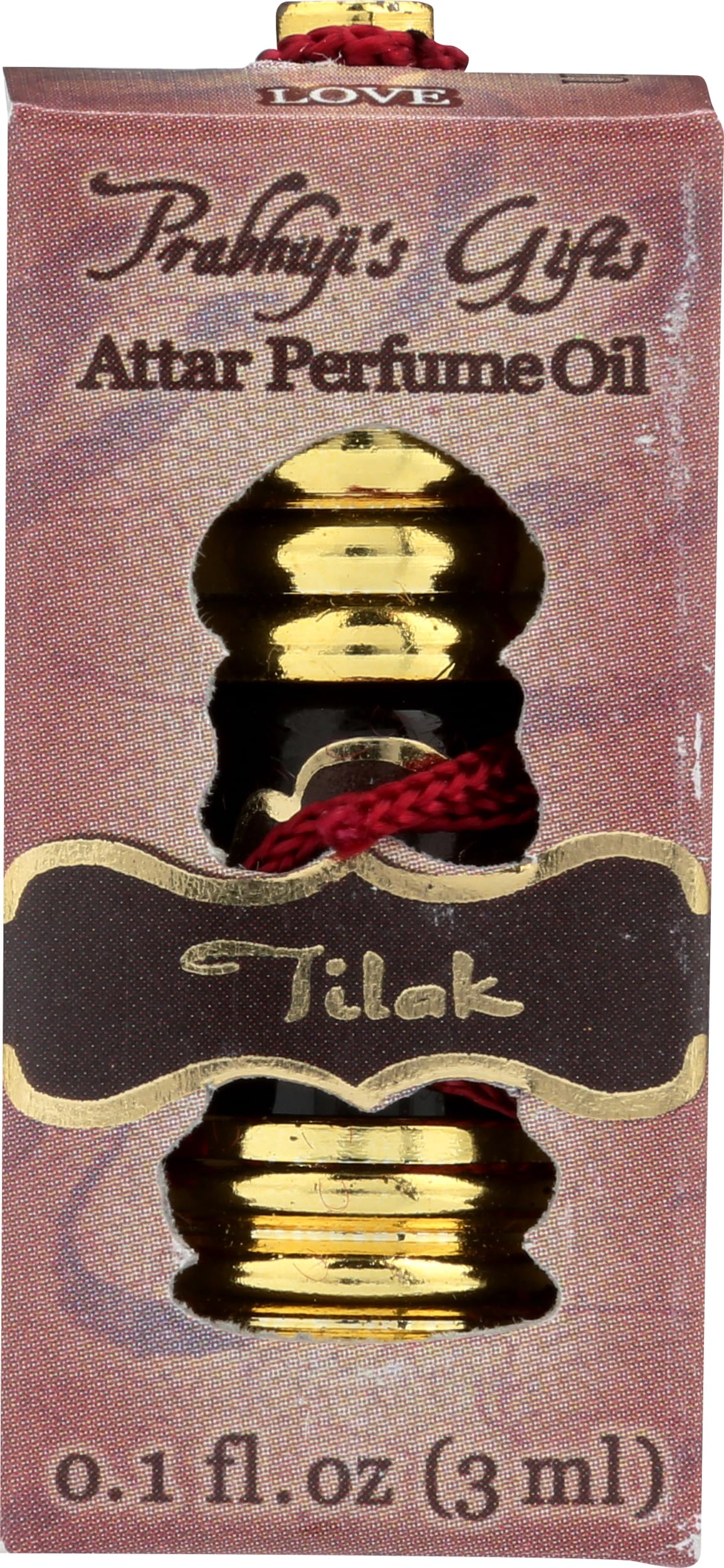 Prabhuji's Gifts | Perfume Attar Oil Tilak for Love - 0.5oz Rollon Juicy orange and Concord grape are laced with sweet saffron and rosewood; all