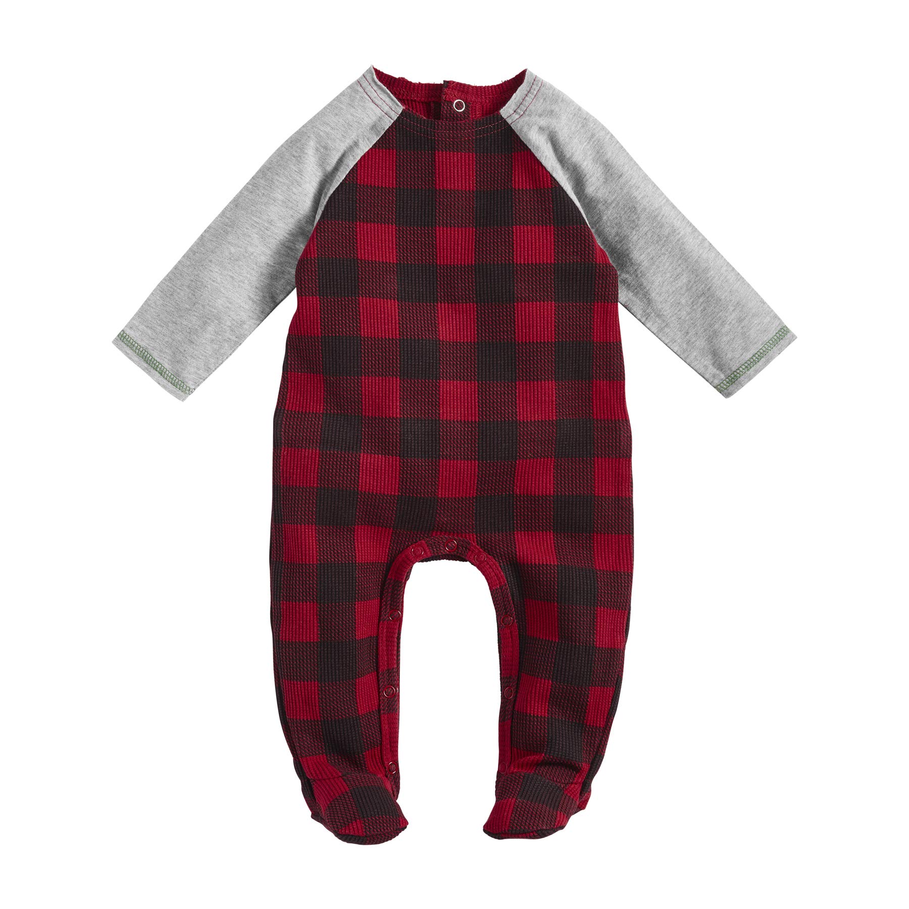 Mud Pie Baby Boys' Reindeer My First Sleeper, Red, 3-6 Months