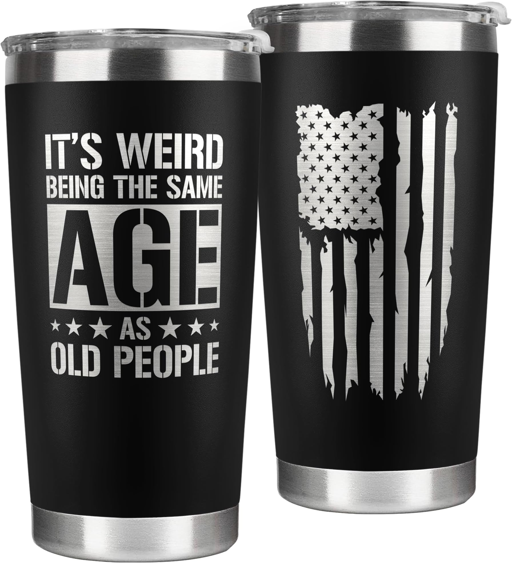 KATLADIZ Gifts for Men - Mens Gifts for Grandpa, Dad, Husband, Him - 40th, 50th, 70th, 80th Birthday Gift for Men - Mens Birthday Ideas, Fathers Day Gift - 20 Oz Stainless Steel Tumbler