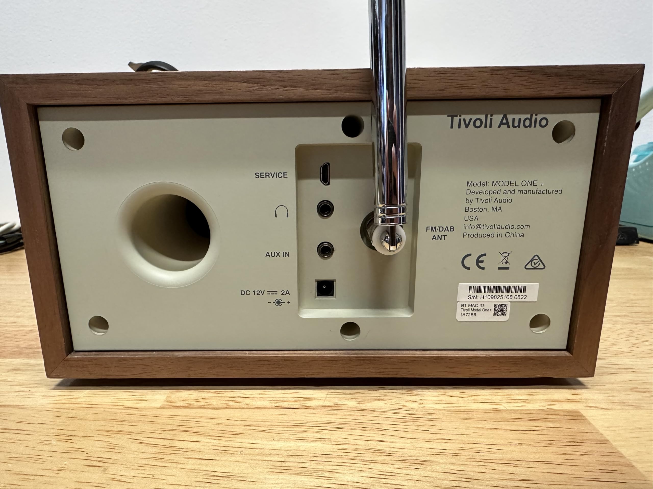 Tivoli Audio Model One+ FM/DAB/DAB+ Bluetooth Radio (Noce/Beige)