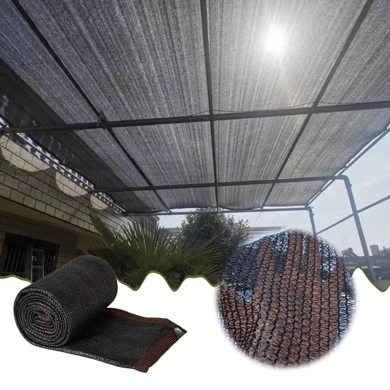 Tissu d'ombrage pour jardin et terrasse 10x11m idéal repas d'été