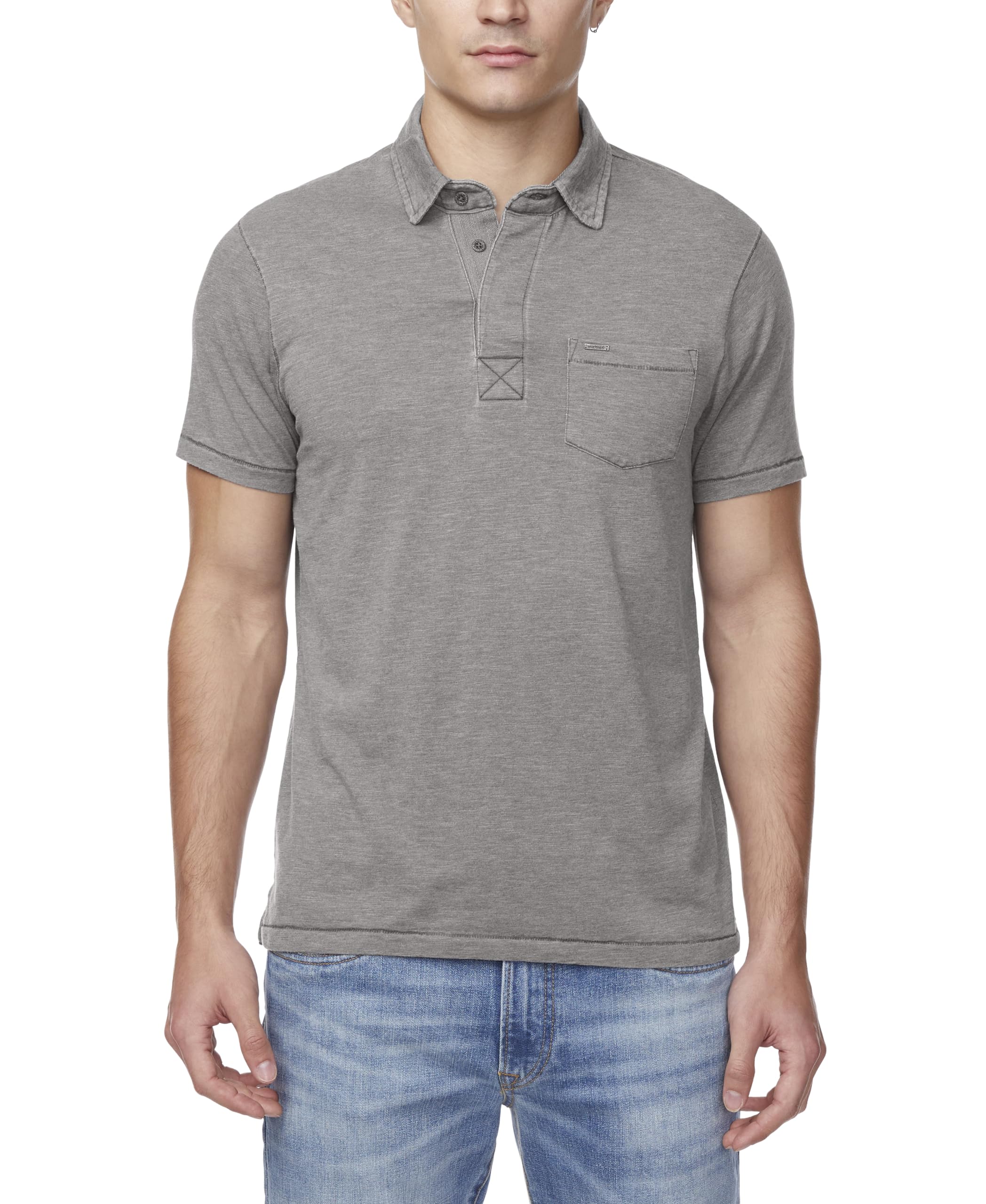 Buffalo David Bitton Men's Short Sleeve Knit Polo