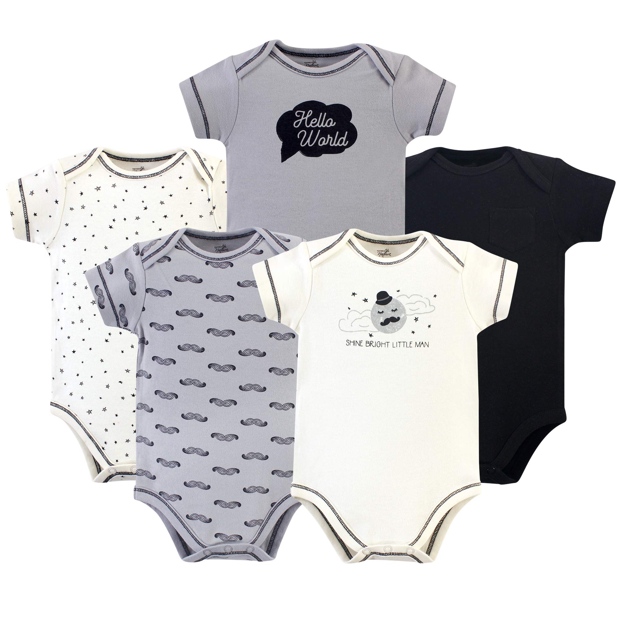 Touched by Nature Baby Organic Cotton Bodysuits