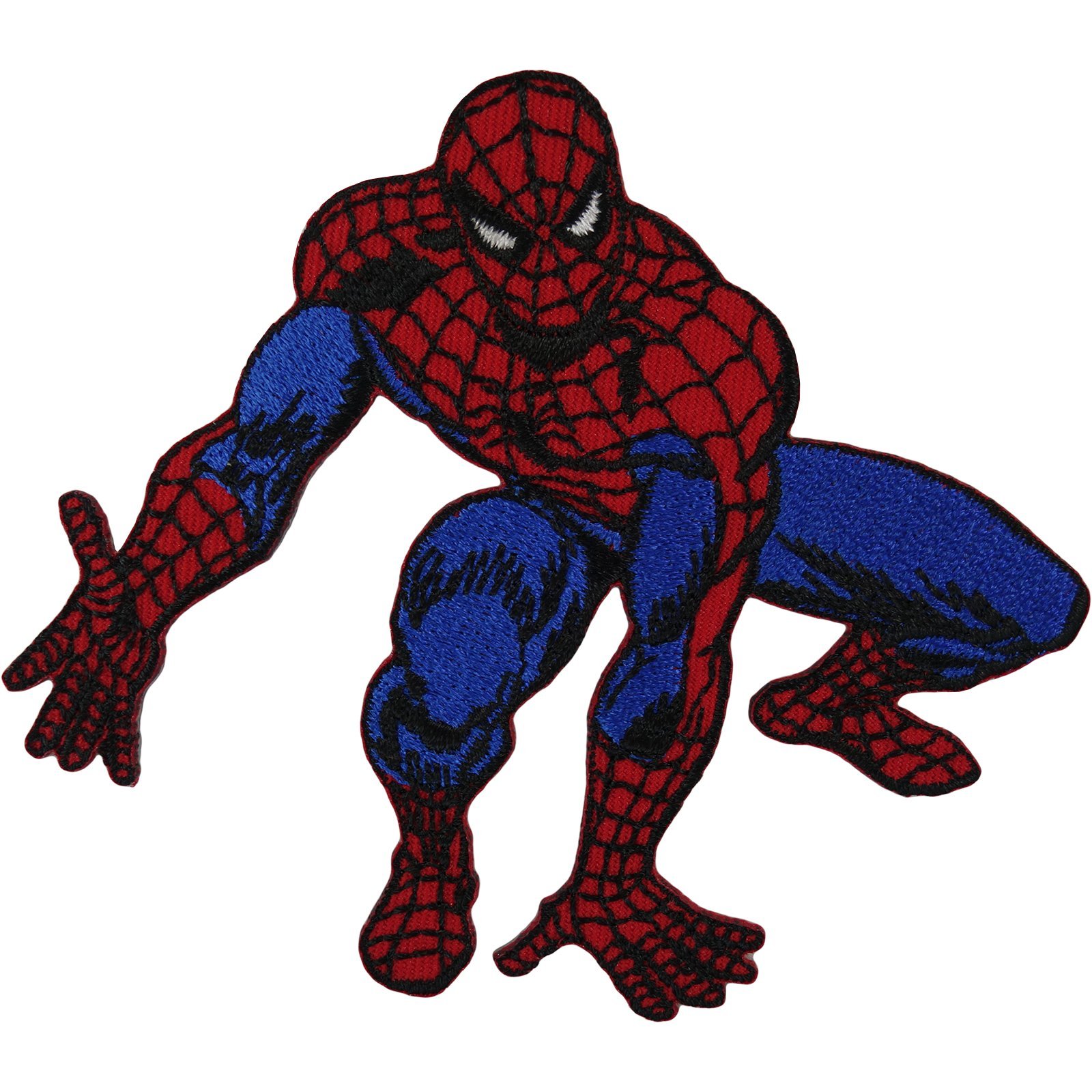 Spiderman Patch Iron Sew On T Shirt Bag Fancy Dress Superhero Embroidered Badge