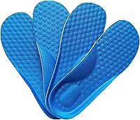 DLOSN Kids Memory Foam Insoles - Athletic Shoe Inserts for Children, Sport Arch Support, 2 Pairs 22CM (Little Kids 13-3)