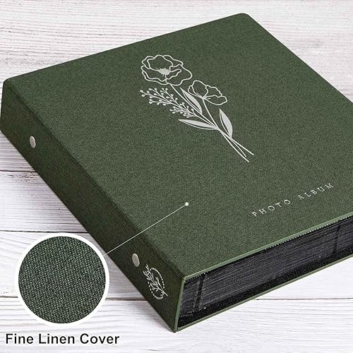 Miniatura 3 de Lanpn - Álbum de fotos de 4 x 6 con 600 bolsillos, cubierta de lino, álbumes de fotos grandes, capacidad para 600 fotos horizontales y verticales,