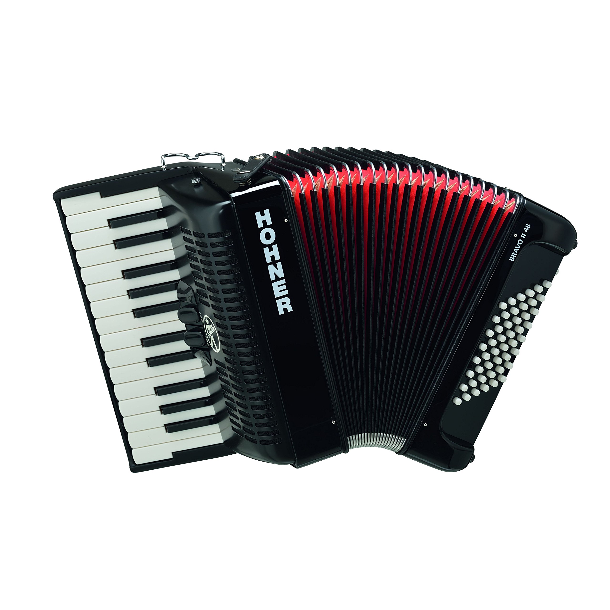 Piano-Accordion Bravo II 48 black, design 2