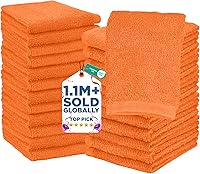 Vista 120 de DAN RIVER Paquete de 6 toallas de mano de alta calidad (16 x 28 pulgadas), 100% algodón, ultra suaves, ligeras, altamente absorbentes, para baño