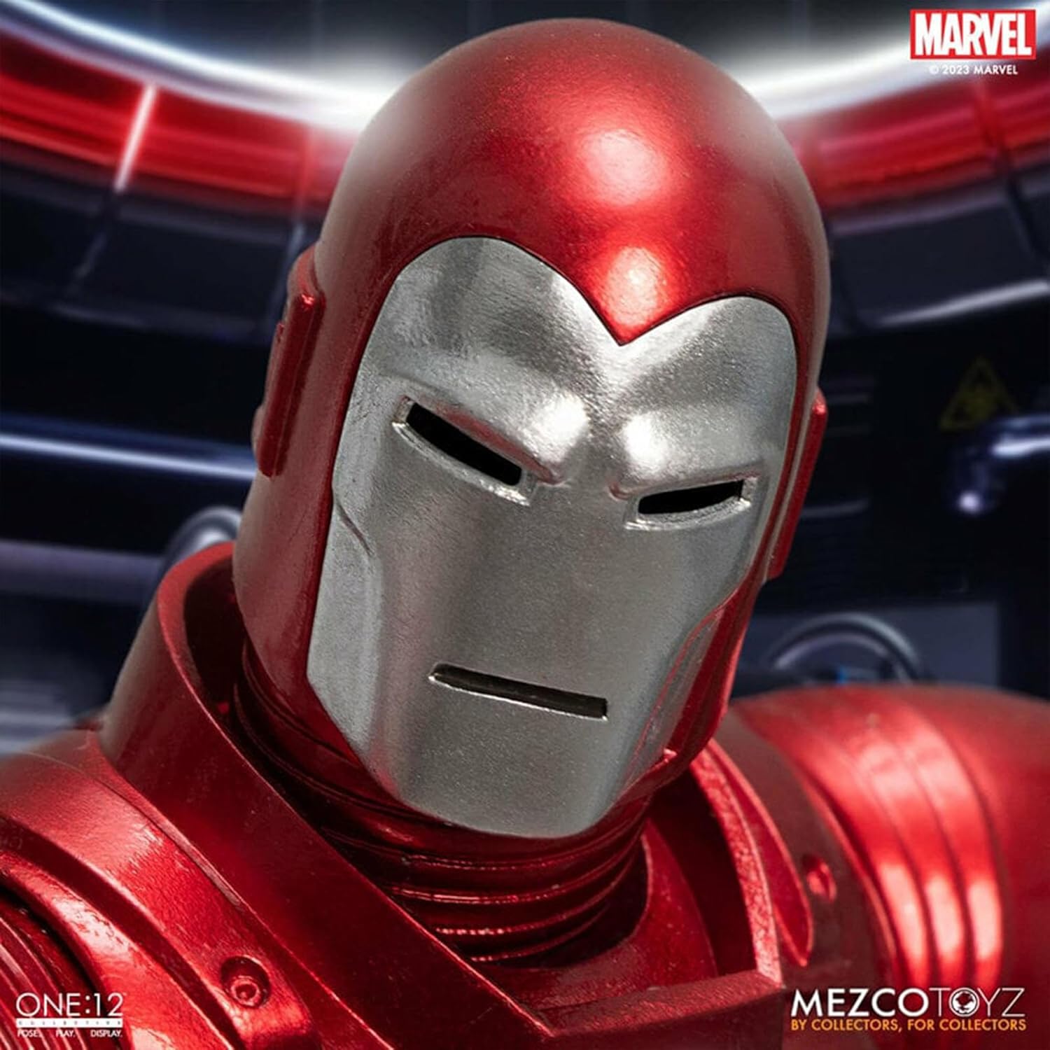 Mezco ONE:12 Collective Iron Man: Silver Centurion Action Figure