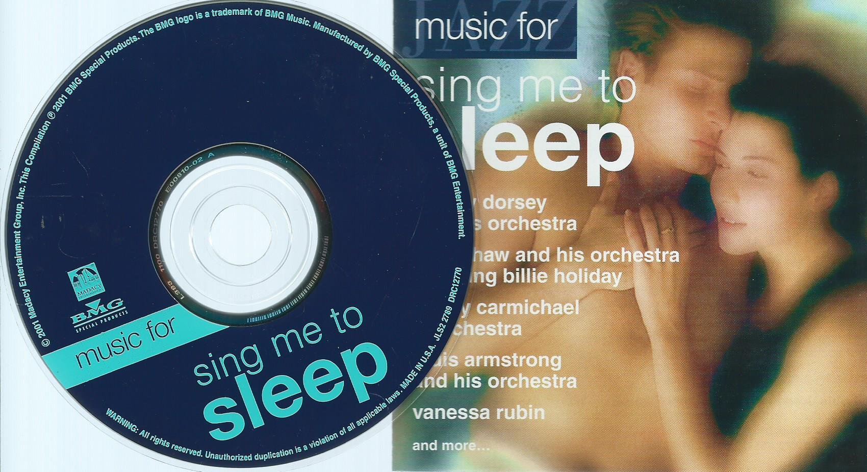 Jazz Music For: Sing Me to Sleep [Audio CD] Various Artists