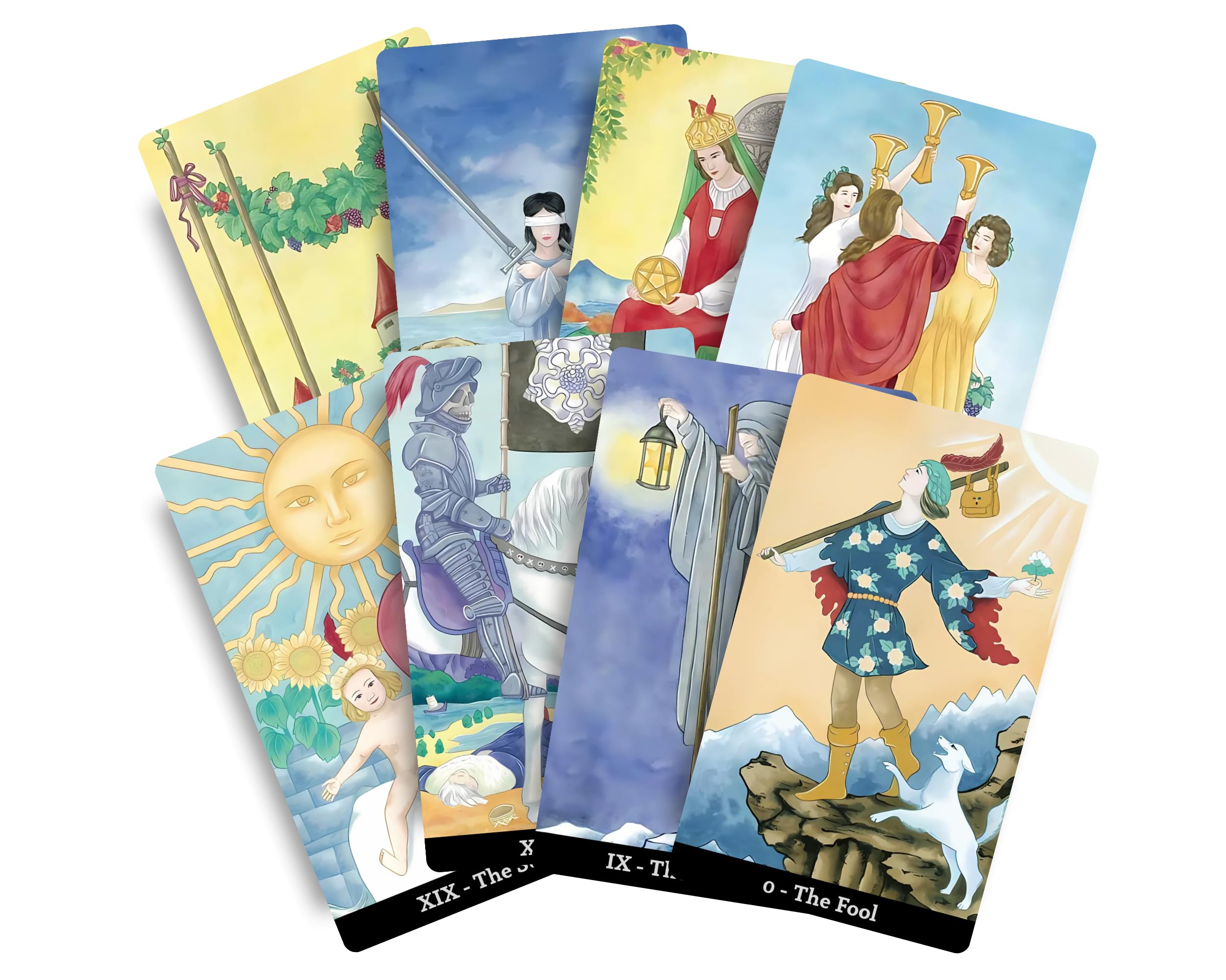Modern Vision Jeu de cartes de tarot réinventé Rider-Waite-Smith 78 cartes de style classique