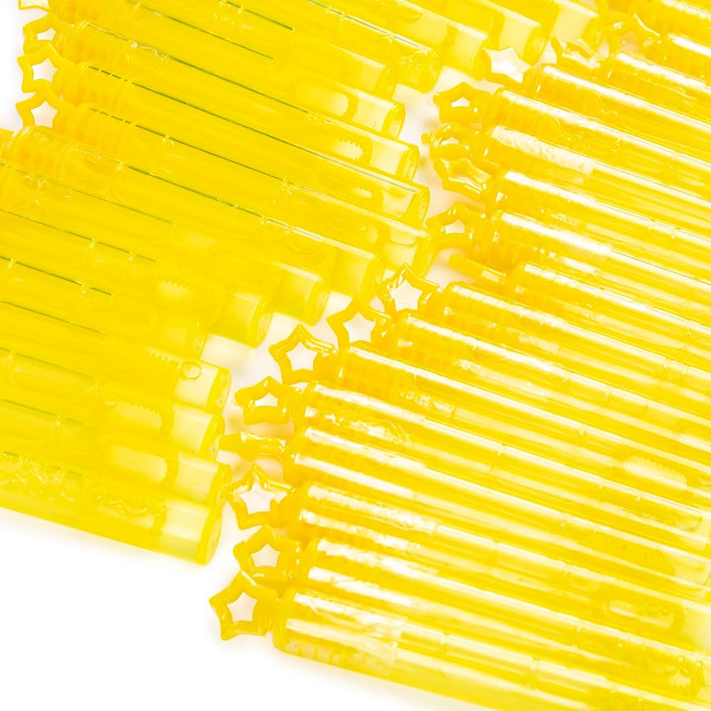 30 Pack Mini Bubble Wands(6 Style, 6 Colors), Bulk Bubble Party Favors, Goody Bags For Kid, Great Summer Outdoor Indoor Toys Gifts For Boy Girl, Valentine Christmas Party Supplies