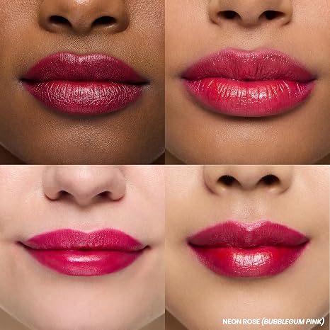 Wonderskin Wonder Blading Peel & Reveal Lip Stain Set Long-Lasting Lipstick Long-Lasting Waterproof (Neon Rose Kit)