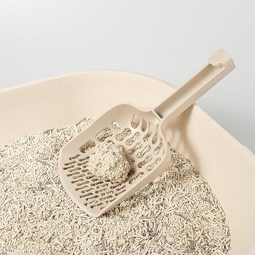 Miniatura 8 de Lady N - Cuchara de arena para gatos Infinit: Fácil tamizado con diseño de agujero en forma de 8 para arena de gato de tofu y arena arcilla, cuchara