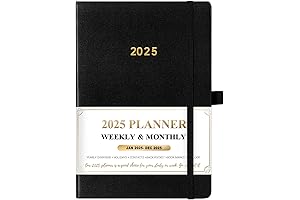 2025 Planner/Calendar - Planner 2025, Jan.2025 - Dec.2025, 8.25" x 5.75", 2025...