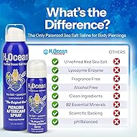 Vista 6 de H2Ocean, espray para el cuidado de los piercings, 4 oz