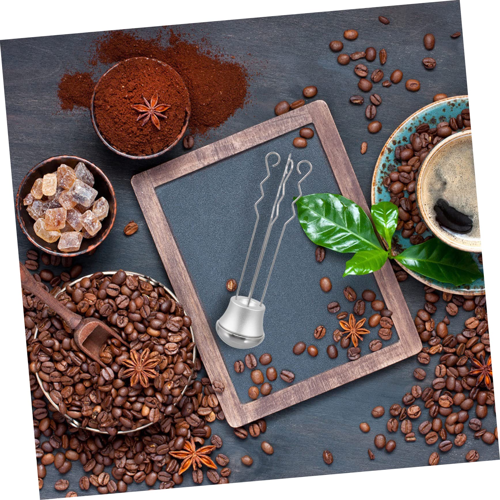Mikikit 3 Szt. Igły Do ​​mieszania Kawy Espresso Do Kawiarni Domowych Wytrzymałe I Łatwe Do Czyszczenia