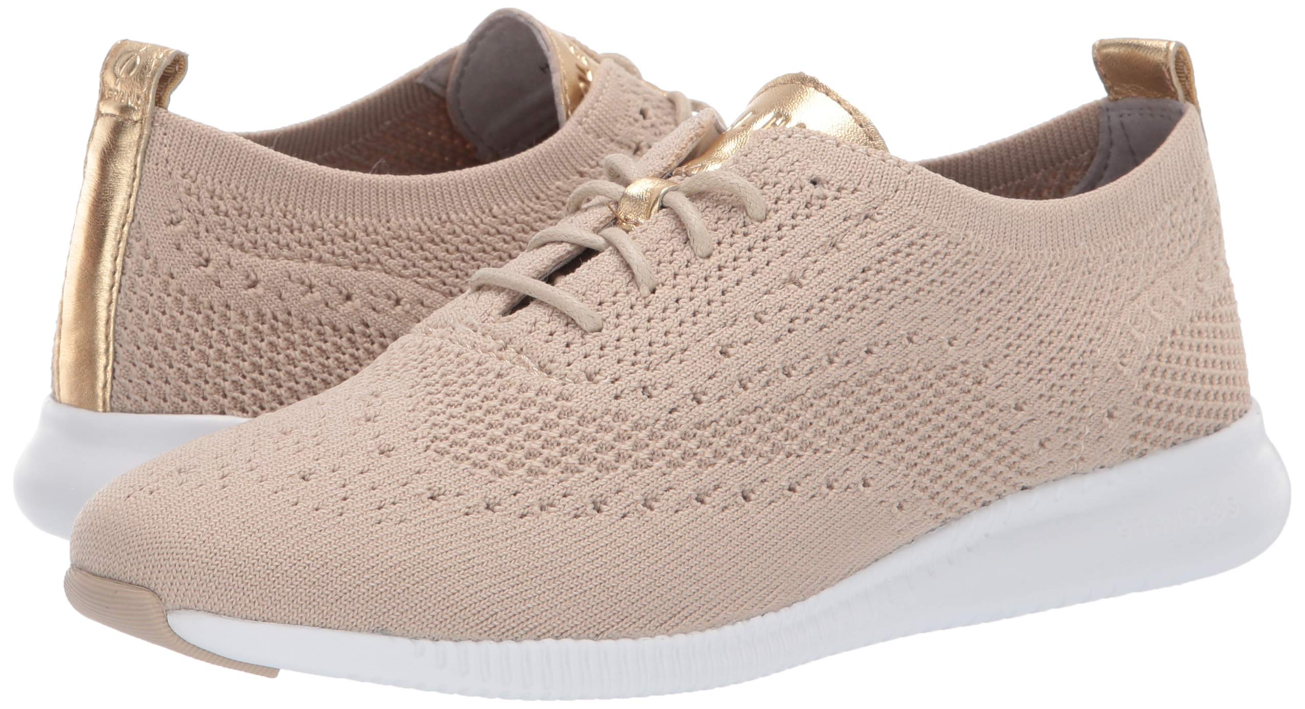 Cole Haan 2. Zerogrand Stitchlite Oxford, Wygląd dzianiny Rye biały, 39 EU