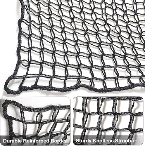 Miniatura 2 de Jalunth Red de seguridad para juegos para niños, red de carga para escalar, accesorios para casa de árboles, juego de equipo al aire libre, doble