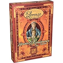 CMON Lorenzo il Magnifico Houses of Renaissance Expansion | Strategy Board Game for Teens and Adults| Ages 14 and up | 2 to 5 Players | Average Playtime 60 to 120 Minutes | Made by Cranio Creations