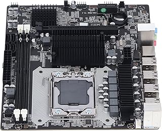 Placa-mãe para Jogos, Placa-mãe X58 PCB Material 8 Pinos 24 Pinos Interface de Alimentação para PC para Computador para Desktop