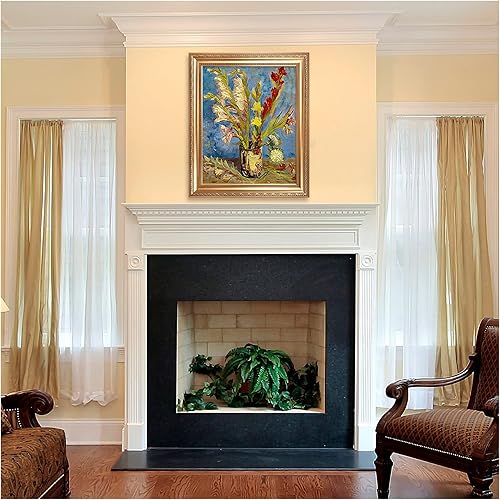 Miniatura 85 de A&T ARTWORK The Starry Night de Vincent Van Gogh. Tamaño del marco: 36 x 30 pulgadas, tamaño de la imagen: 30 x 24 pulgadas, reproducciones clásicas