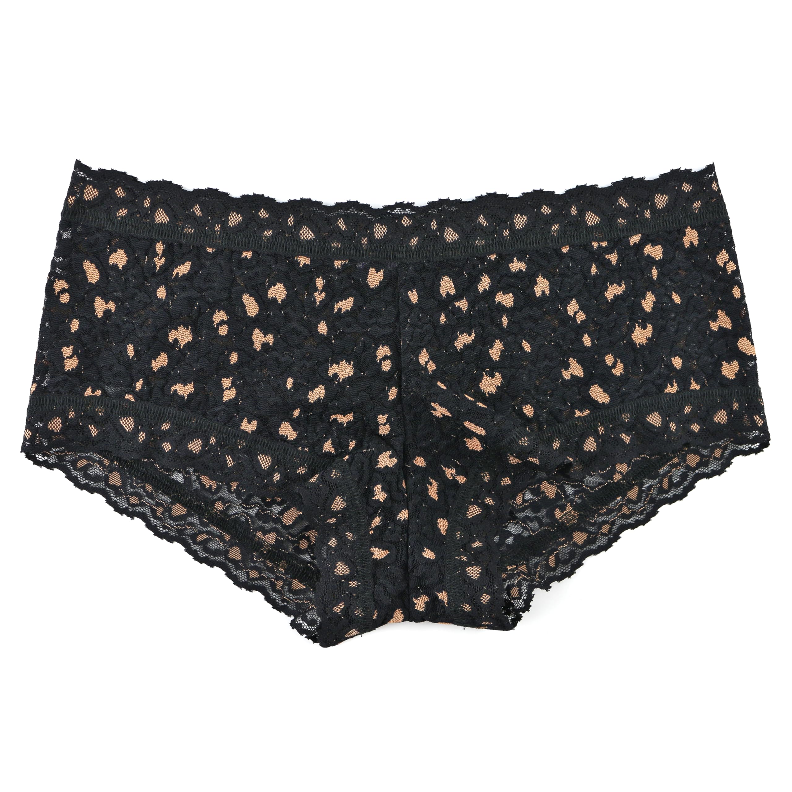 hanky panky - Daily Lace Boyshorts | Damenunterwäsche | weiche Stretch-Passform Höschen aus Baumwollmischung | Größen (XS-XL), 3er-Pack