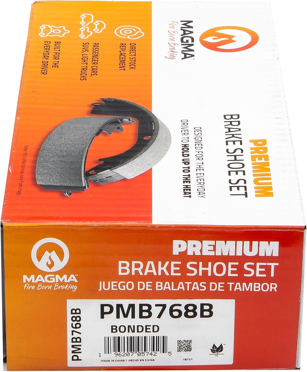 MAGMA Premium PMB768B Parking Brake Shoes
