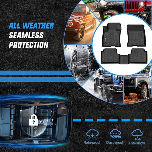 Miniatura 5 de Nilight Alfombrillas TPE para Ford Bronco Sport de 4 puertas 2021 2022 2023, revestimientos de suelo resistentes para todo tipo de clima