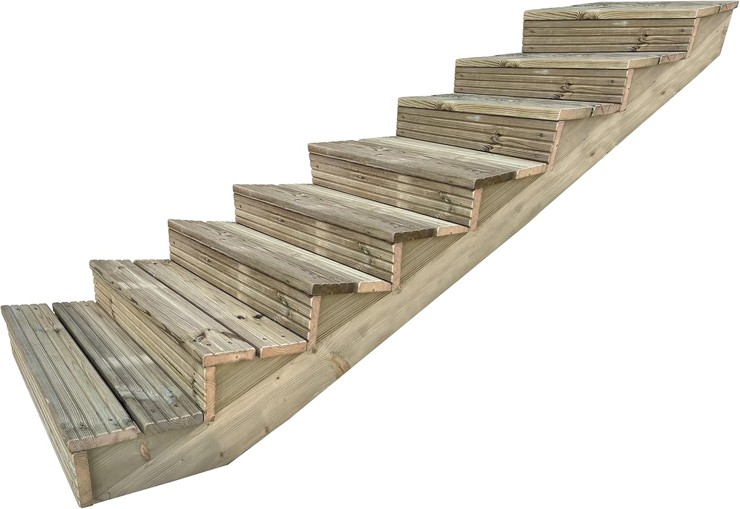 Arbor Garden Solutions decking step stringer kit, raised garden stairs ...