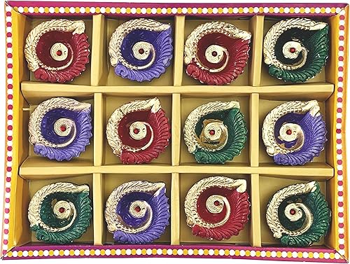 Diyas festivas con mechas de algodón, decoraciones festivas, lámpara de aceite, luces diwali, diyas de arcilla para diwali, soporte para velas de