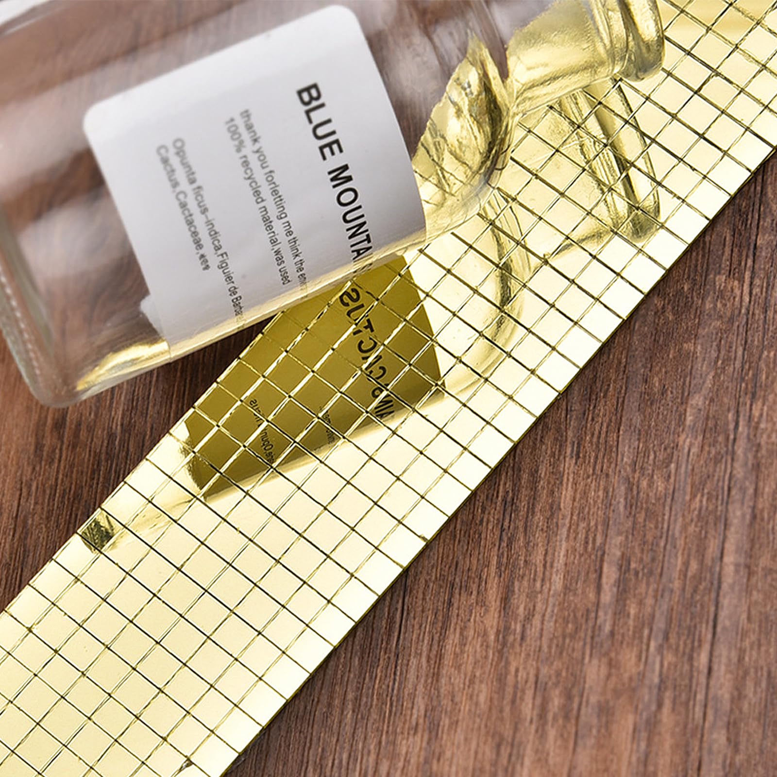 3200 Tasselli Mosaico Specchio Autoadesivi - Quadrati 5x5mm Per Decorazioni Fai Da Te - Foto 4