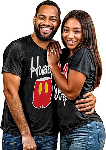 Miniatura 2 de Camisas a juego para parejas, para sus parejas, para hombres, mujeres, marido, esposa, camisetas para el día de San Valentín.