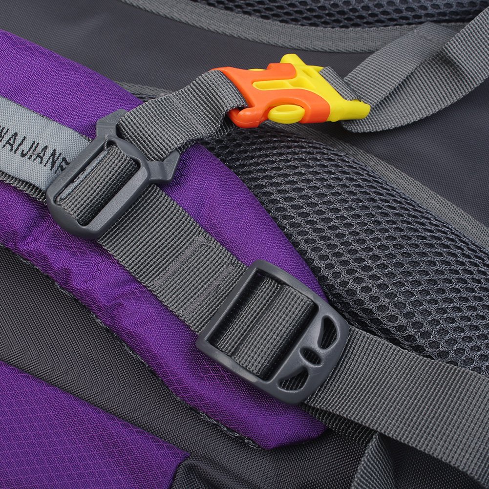 Mochila de 50 litros, ideal para deportes al aire libre, Senderismo, Trekking, Camping Travel, Escalada. Bolso impermeable del alpinismo, Daypacks que suben del recorrido, mochila, mochila