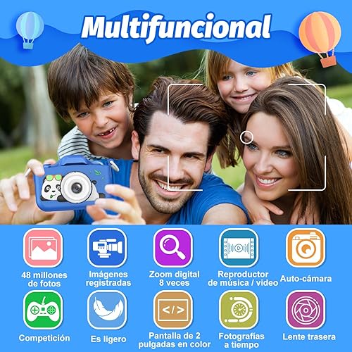 Miniatura 2 de MgaoLo Juguetes de cámara para niños de 3 a 12 años, cámara de video digital HD con funda protectora de silicona, regalos de cumpleaños de Navidad