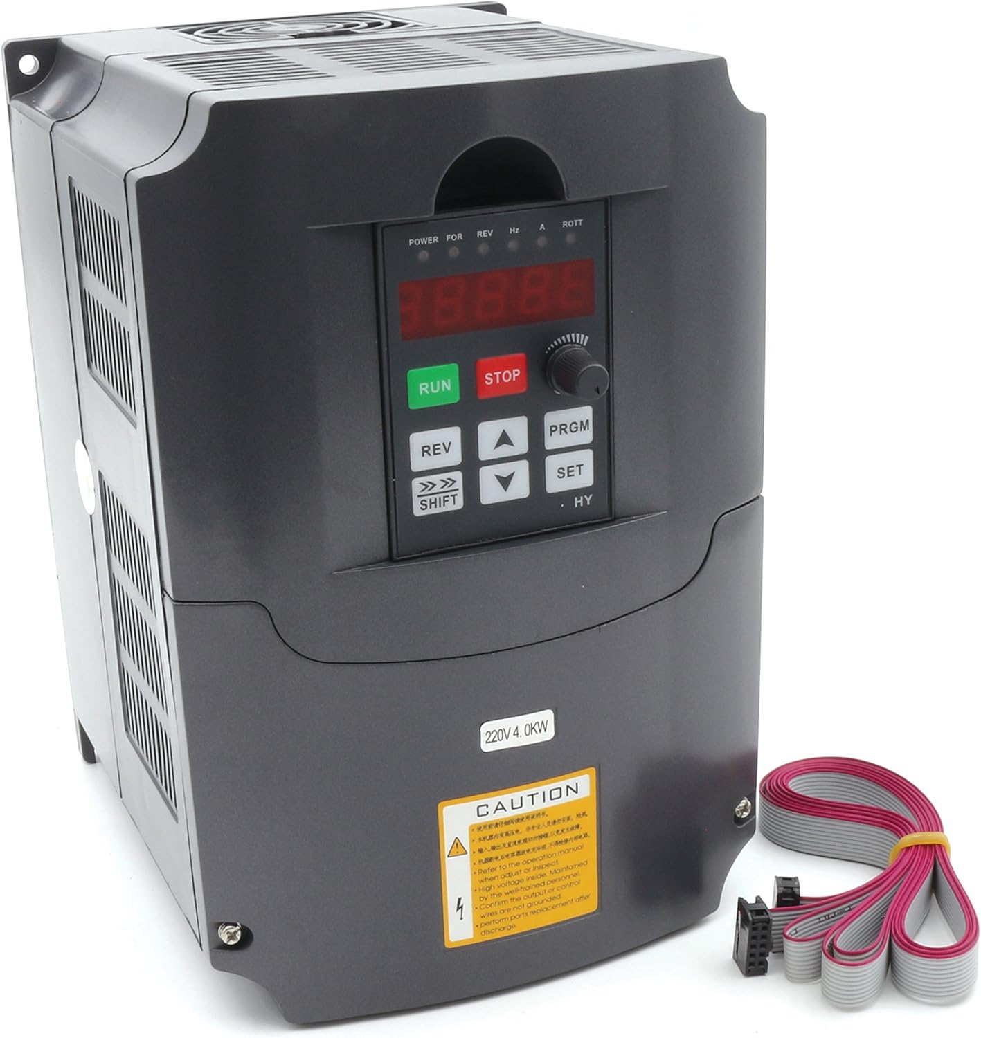 Frее Shірріng 🛒 RATTMMOTOR Variable Frequency Drive 4KW 220V 5HP VFD Drive Inverter Frequency Converter VSD Single Phase Input, 3 Phase Output 18A for VFD Water-Cooled Air-Cooled Spindle Motor Speed Control Frее Shірріng 🛒 RATTMMOTOR Variable Frequency Drive 4KW 220V 5HP VFD Drive Inverter Frequency Converter VSD Single Phase Input, 3 Phase Output 18A for VFD Water-Cooled Air-Cooled Spindle Motor Speed Control