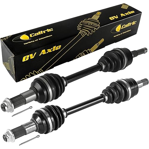 Caltric Front Left And Right Cv Joint Axles Compatible with Yamaha Grizzly 660 Yfm660F 4X4 2003-2008