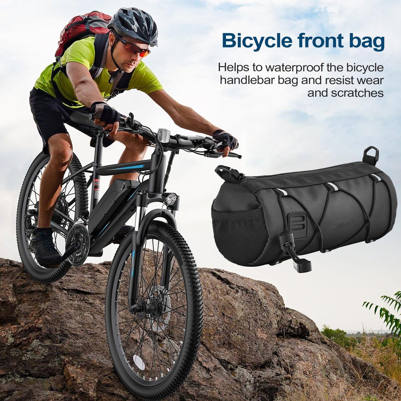 Manejo de Bolsas de Bicicletas, Bolsas de Manillar de Bicicletas Bolsa de
