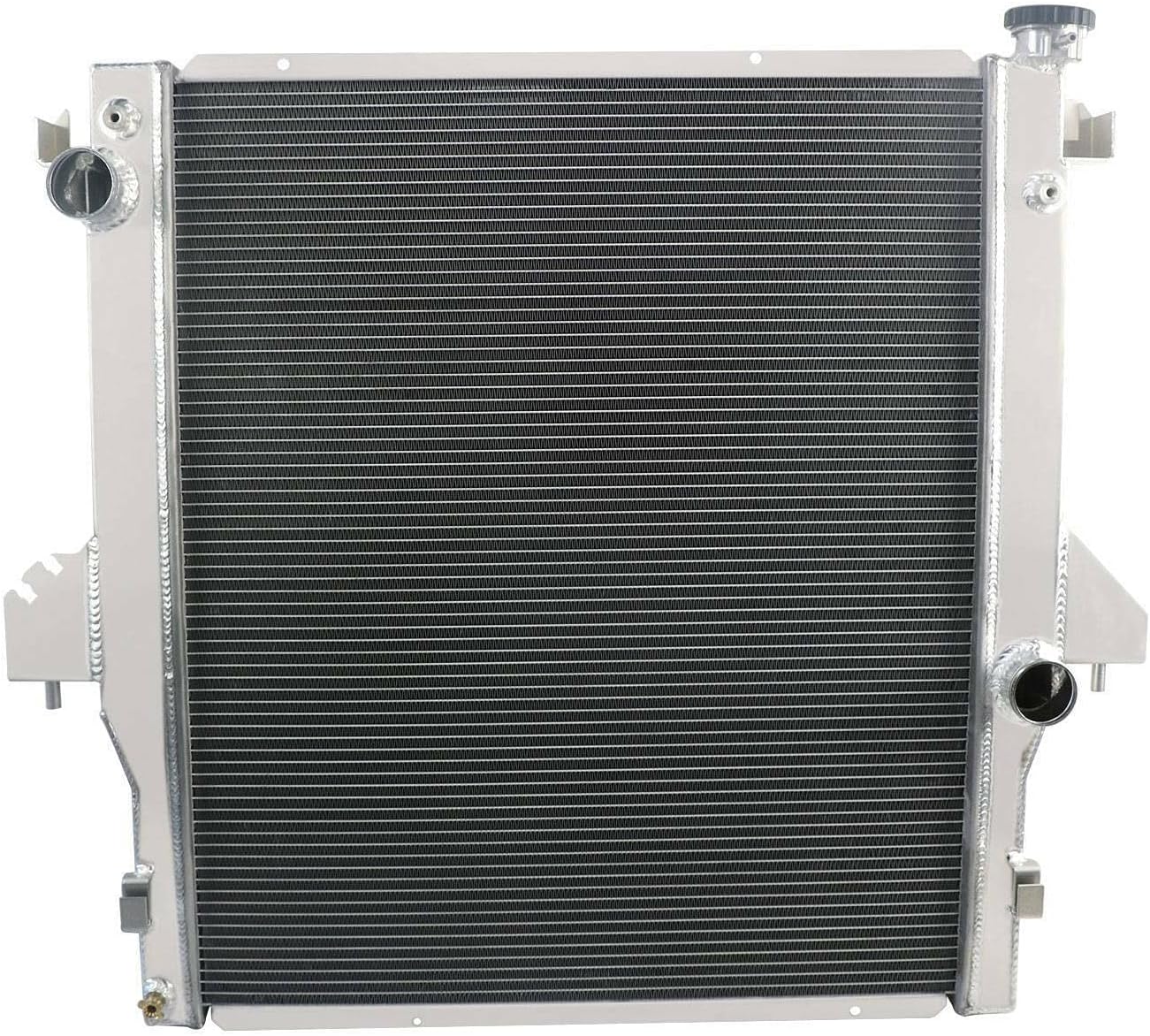 3 Row Full Aluminum Radiator Compatible For 2004 2005 2006 Dodge Ram 1500 SRT-10 8.0L 8.3L V10