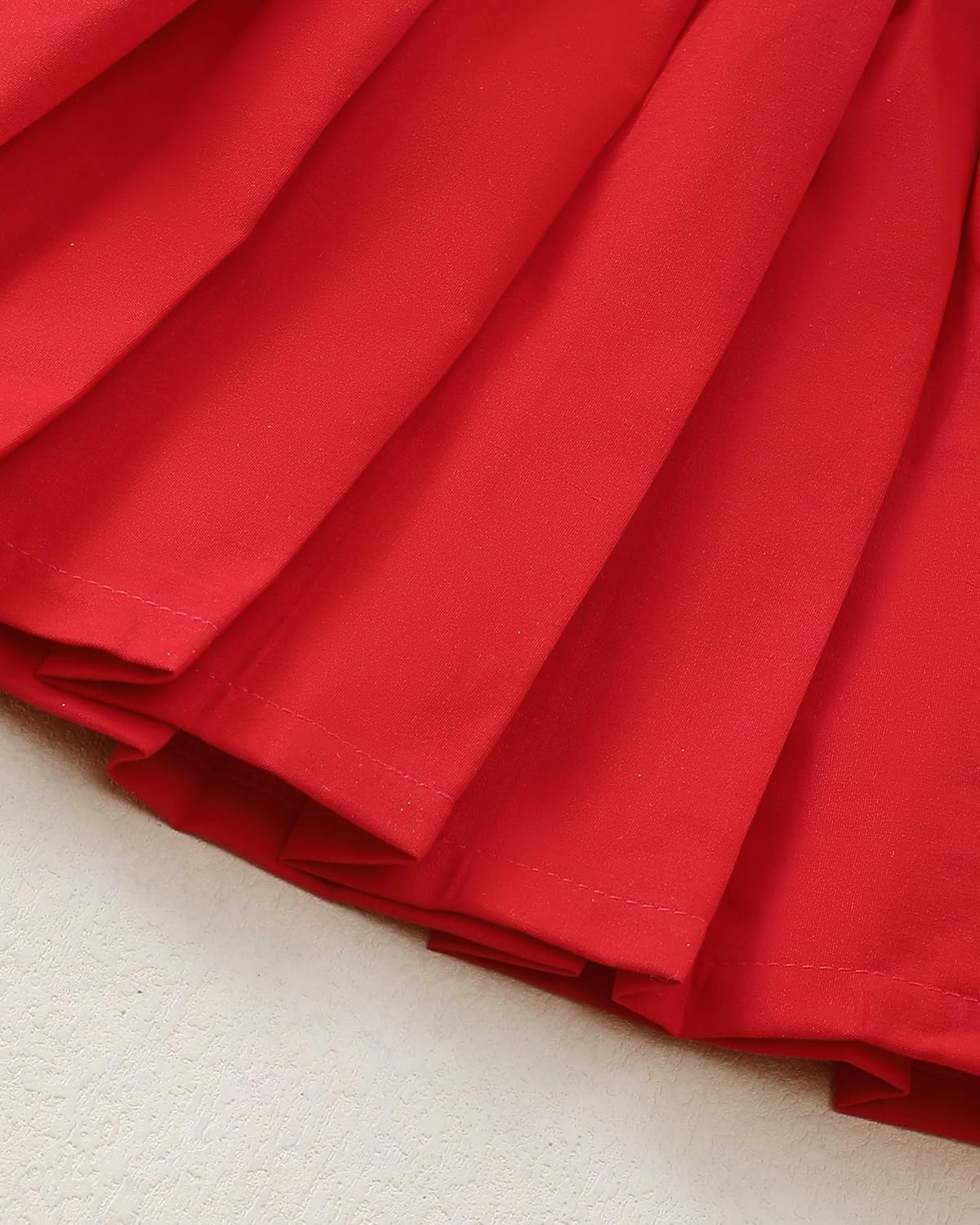 Renotemy Toddler Baby Girl Fall Winter Skirt Set Sweatshirt Pleated A-Line Dress Little Girls Clothes 2-Piece Outfits 18M-6T - Image 8