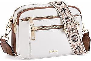 Telena Small Crossbody Purse: Trendy Vegan Leather with Adjustable Strap
