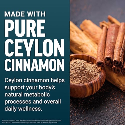 Miniatura 6 de FORCE FACTOR Absorción mejorada de berberina, con canela de Ceilán, dihidroberberina y cromo, absorción 5X, 2 veces más duradera, promueve la masa