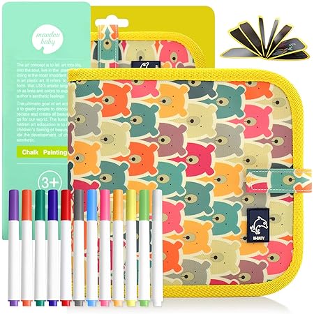 Poophuns Innovative Tafel Graffiti Zeichenbrett Fur Kinder Malen Und Zeichnen Auf Reisen Oder Zu Hause Weiche Tafel Mit 14 Seiten Zum Schreiben Und Zeichnen Amazon De Spielzeug