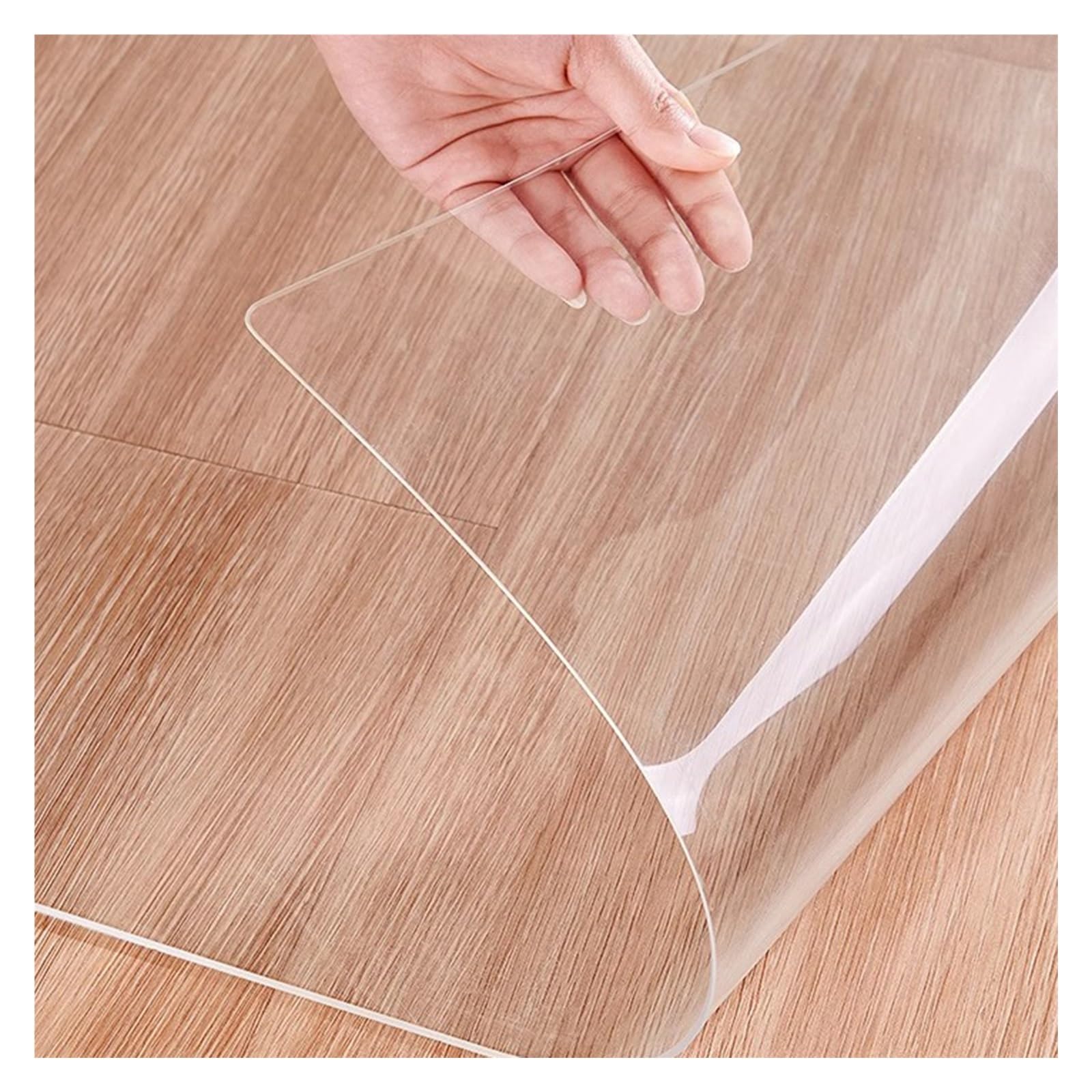 Protection de table PVC contre taches et rayures de bureau