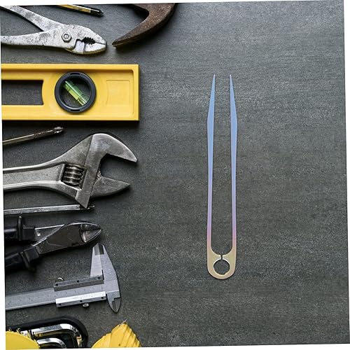 Miniatura 7 de Angoily Mini pinzas de herramientas de titanio para acampar pinzas de precisión de viaje para el hogar