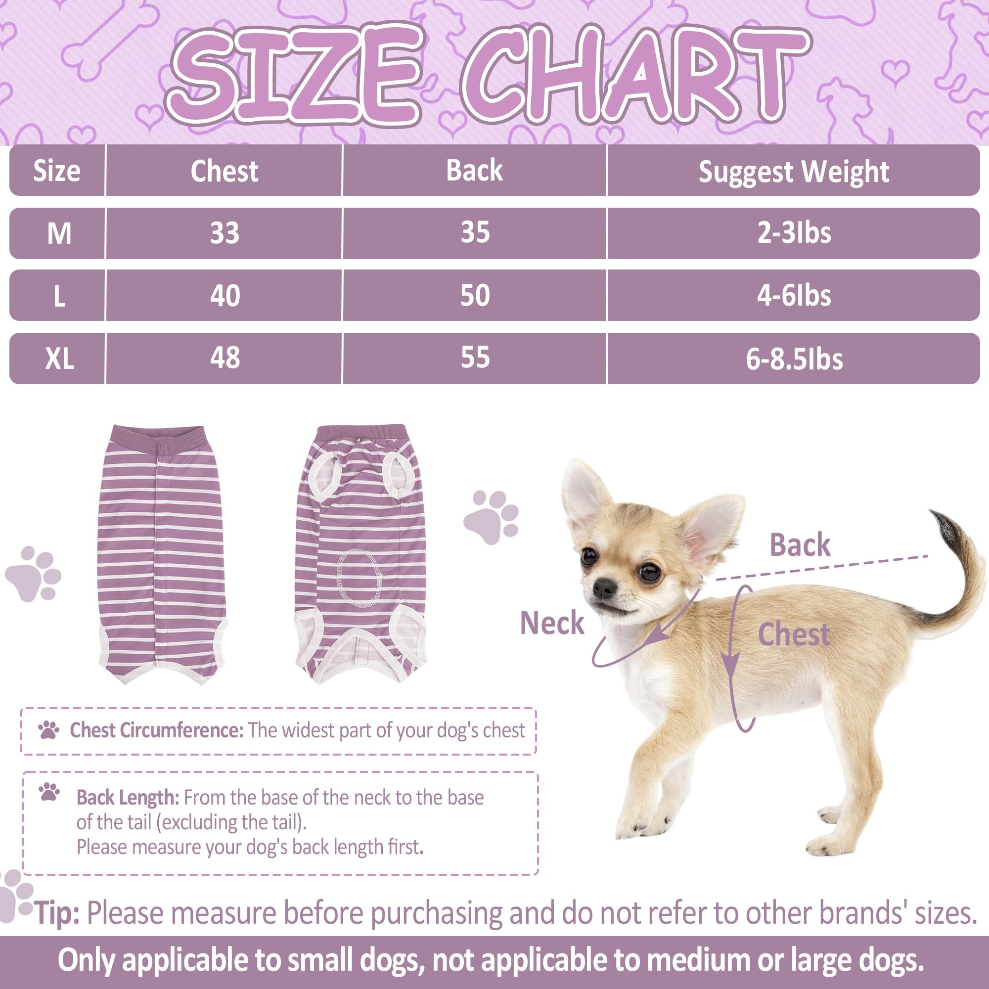 Dog Recovery Suit Post Surgery Bodysuit, Soft Breathable Surgical Pet Suit - Image 2