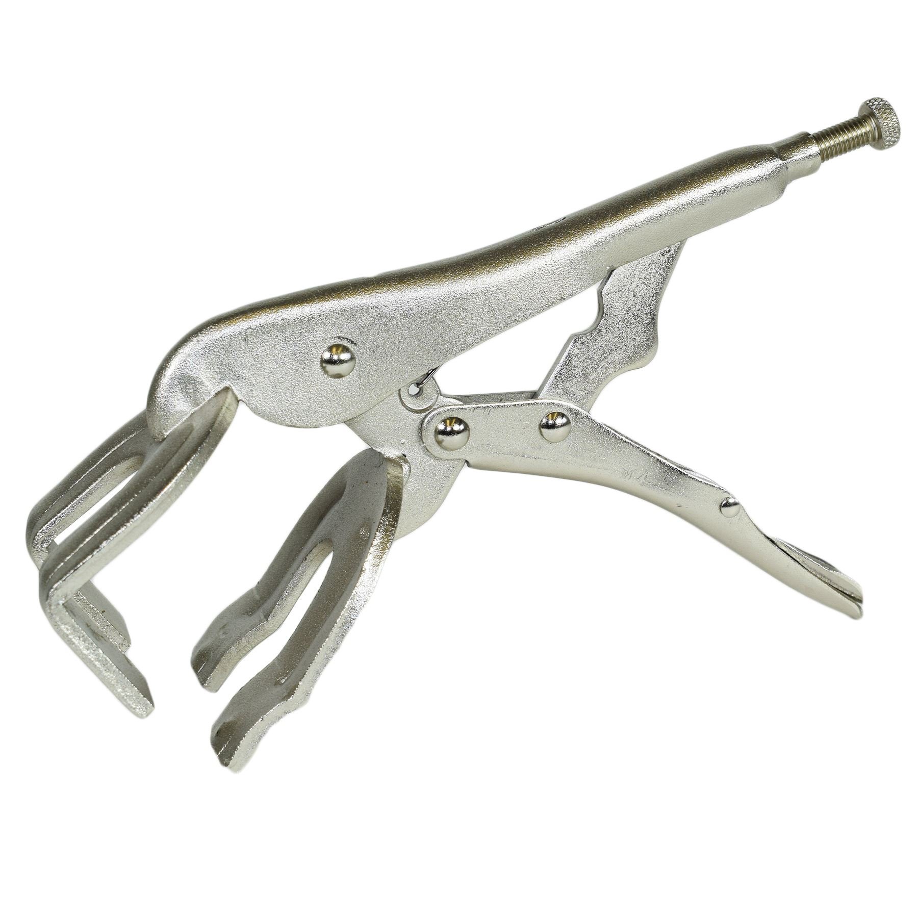 Ab Tools Nickel Welding Clamp Finger Type Quick Release Locking Holder Clasp 9" (230Mm) Grips