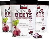 Vista 15 de Force Factor Total Beets - Masticables suaves con remolacha, nitratos, L-citrulina, extracto de semilla de uva y antioxidantes, suplemento