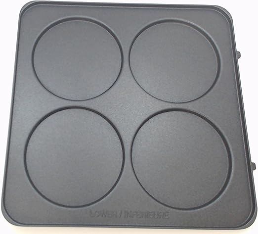 Cuisinart WAF-300LPP Replacement Lower Pancake Plate for Belgian Waffle Maker Fits Models WAF-300, & WAF-300P1 Only OEM