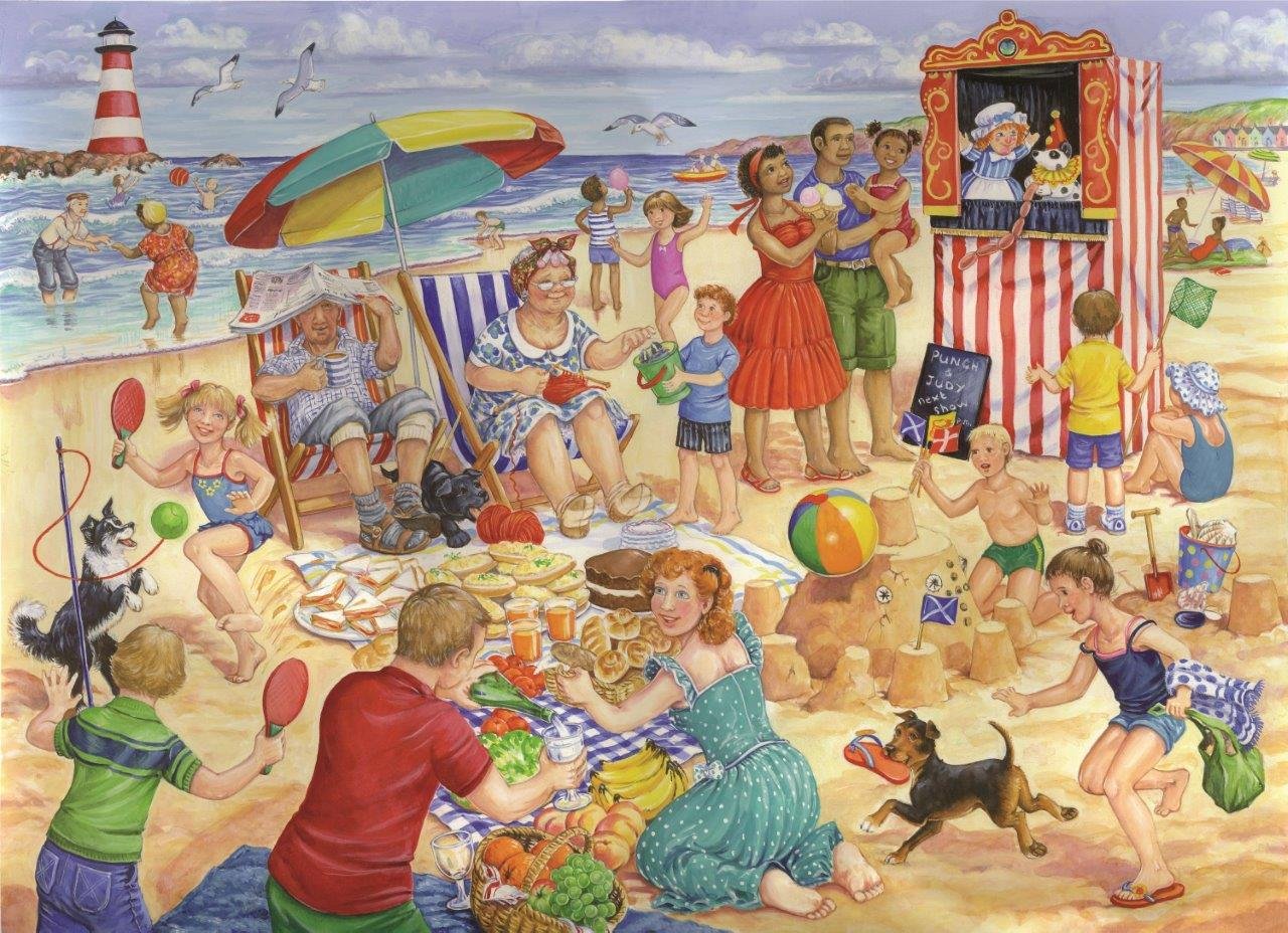 Puzzle 250 pièces - Pièces XXL - Trip To The Seaside